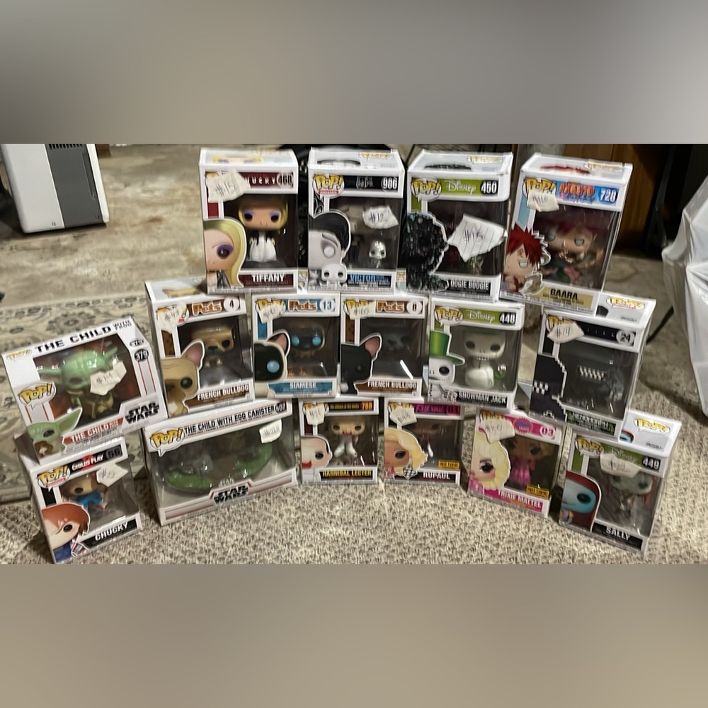 Large Funko Pop Collection
